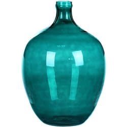 Beliani - Vaso decorativo vetro 39 cm fatto a mano decorativo turchese Roti