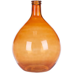 Beliani - Vaso decorativo vetro 48 cm fatto a mano decorativo marrone dorato Chatni