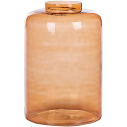 Beliani - Vaso decorativo vetro colorato decorazione da tavolo 41 cm arancione Mirchi