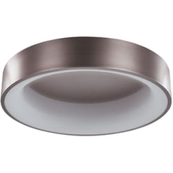 Plafoniera moderna con led di forma rotonda in metallo marrone chiaro Dawei
