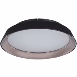 Lampada da soffitto moderna con LED integrati. In stile moderno e dalla forma rotonda, questa plafoniera è ideale per il sogg ...