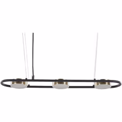Lampada a binario sospesa 3 fuochi con luci LED. Rendi più luminoso il soggiorno, la cucina o il corridoio con questo moderno ...