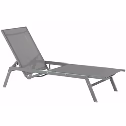 Lettino da esterno con schienale regolabile. Rilassati a pieno su questo elegante lettino da giardino. Realizzato in robusto ...