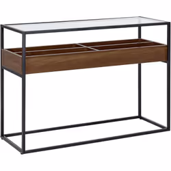 Credenza dal design moderno. Organizza e sfrutta a pieno lo spazio intorno con questa preziosa console con contenitore. La st ...