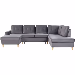 Prezioso divano letto contenitore. Rendi ancora più confortevole il soggiorno con questo divano letto angolare. Realizzato in ...