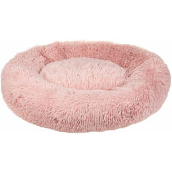 Beliani - Cuccia per cani pelliccia sintetica rosa 80 cm cuscino per gatto letto animali rotondo Kulu