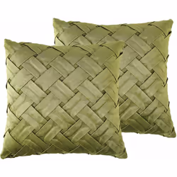 Coppia di cuscini decorativi. Rendi lussuosa in ogni stanza con questo cuscino decorativo. È realizzato in soffice ma durevol ...