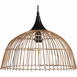 Lampada a sospensione in rattan. Porta lo stile boho in salotto o in camera da letto con questo prezioso lampadario. Realizza ...