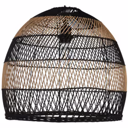Lampada a sospensione in rattan. Porta lo stile boho in salotto o in camera da letto con questo prezioso lampadario. Realizza ...