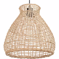 Lampada a sospensione. Rinnova il look della tua stanza con questa lampada a sospensione intrecciata a mano in una delicata t ...