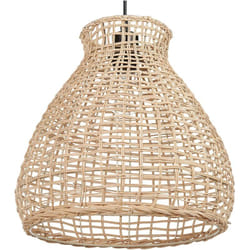 Lampadario a sospensione fatto a mano rattan beige e naturale 127 cm boho Sakeni