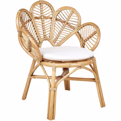 Poltrona da giardino in vimini. Questa straordinaria sedia dal design trendy ispirato al pavone è la scelta perfetta per valo ...