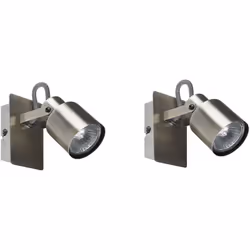 Coppia di applique da parete. Illumina il soggiorno o ingresso con classe, con questo set di 2 lampade da parete. Realizzato ...