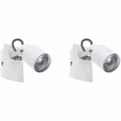 Coppia di applique da parete. Illumina il soggiorno o ingresso con classe, con questo set di 2 lampade da parete. Realizzato  ...