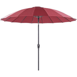Ombrellone Moderno Garden Market Ombrellone da Esterno Palo Alluminio Rosso Scuro Baia