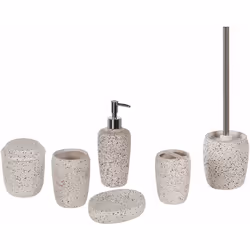 Accessori da bagno assortiti. Rinnova il bagno con stile con questo utilissimo set di 6 accessori. Tutti gli elementi, compre ...
