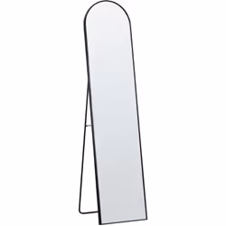 Specchio da terra con supporto. Questo specchio da terra ovale curvo, rinnoverà il look del tuo interno in un batter d'occhio ...