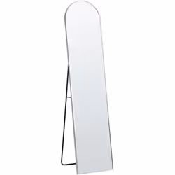 Specchio da terra con supporto. Questo specchio da terra ovale curvo, rinnoverà il look del tuo interno in un batter d'occhio ...
