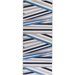 Beliani - Tappeto moderno passatoia corridoio motivo geometrico 80 x 200 cm multicolore Arthur