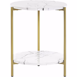Tavolino laterale con ripiano basso. Decora l'ingresso o la zona giorno con questo versatile ed elegante tavolino laterale. R ...