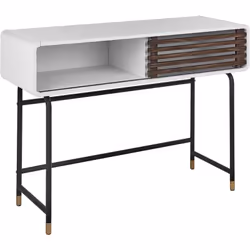 Credenza in stile rustico. Dona un tocco moderno al corridoio, camera da letto con questa elegante consolle. Realizzato in le ...