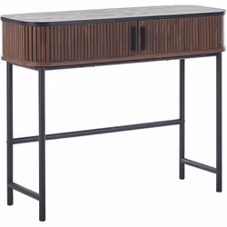 Credenza in stile rustico. Rinnova la casa con questa consolle con due ante scorrevoli. Nella parte posteriore si trova abbas ...