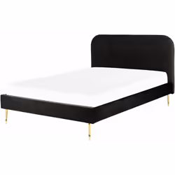 Moderno letto una piazza e mezza rivestito in tessuto vellutato. Porta l'eleganza in camera da letto con questo letto con ret ...