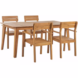 Comodo set da esterno per 4 persone. Goditi al massimo ogni momento di convivialità all'aperto, con questo splendido set di t ...