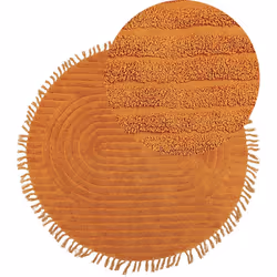 Tappeto decorativo con frange. Questo tappeto in tinta unita porterà calore e comfort in ogni stanza. Realizzato in soffice m ...
