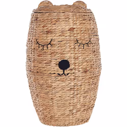 Cesto a forma di animaletto. Questo simpatico cestino in vimini completerà l'arredamento della stanza di ogni bambino. Caratt ...