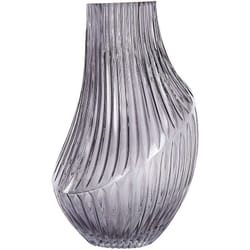 Beliani - Vaso di fiori di forma astratta in vetro grigio 36 cm Myrsina