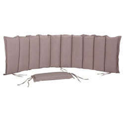 Cuscino per Lettino a Dondolo con Poggiatesta idrorepellente traspirante grigio & crema melange Cream mottled (en)