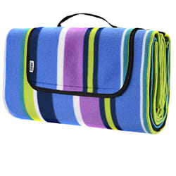 DETEX Coperta da picnic impermeabile termoisolante lavabile 1-6 persone giochi bimbi outdoor mare 200x200cm, Streifen (de)