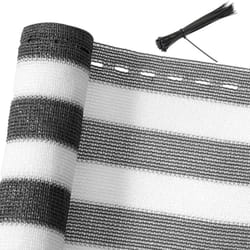 Schermo per la Privacy Rete Ombreggiante per Balcone Recinzione 10m grau-weiß 1.4x10 m (de) - Detex