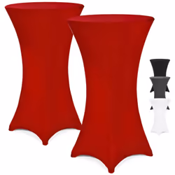 Tavoli da bar eleganti in poco tempo! Gli eleganti copritavolo di DEUBA® abbelliscono i tavoli attirando l´attenzione in modo ...