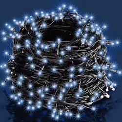 Luci natalizie a LED: crea l'atmosfera perfetta con semplicità! L'elegante catena luminosa disponibile in vari colori e misur ...