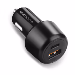 4smarts VoltRoad Ultimate Computer portatile, Smartphone, Tablet Nero Accendisigari Ricarica rapida Auto
