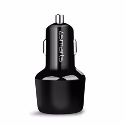 4smarts VoltRoad Ultimate Computer portatile, Smartphone, Tablet Nero Accendisigari Ricarica rapida Auto