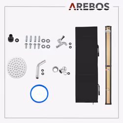 Arebos 4252023108256 doccia per giardino e piscina - Vista aggiuntiva 6