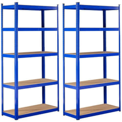 Set di 2 scaffalature per carichi pesanti Scaffalature per officina - Arebos