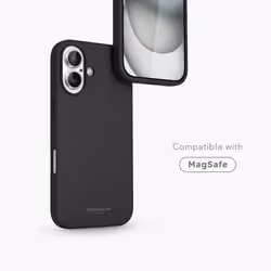 Vonmählen Soft Silicone Case custodia per cellulare 15,5 cm (6.1") Cover Nero - Vista aggiuntiva 2