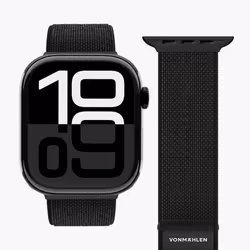Vonmählen Fitness Loop 2 Cinghia Nero Nylon - Vista aggiuntiva 2