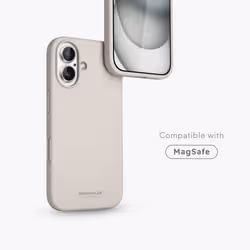 Vonmählen Soft Silicone Case custodia per cellulare 15,5 cm (6.1") Cover Crema - Vista aggiuntiva 2