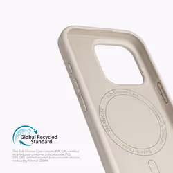 Vonmählen Soft Silicone Case custodia per cellulare 16 cm (6.3") Cover Crema - Vista aggiuntiva 4
