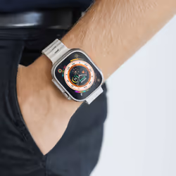 Vonmählen Wave Band 2 Cinghia Crema Silicone - Vista aggiuntiva 3