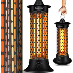 KESSER® Riscaldatore radiante a infrarossi da pavimento Riscaldatore radiante da 1200W Riscaldamento interno efficiente con oscillazione a 360°