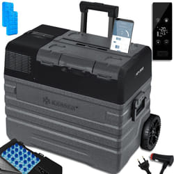 Kesser - Frigorifero elettrico a compressore per congelatore Con controllo app Connessione usb 12/24 v 230V + ruote telescopiche a barra Frigorifero