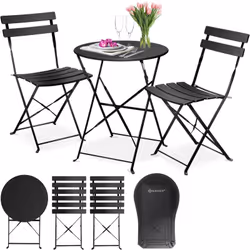 Tavolo da bistrò KESSER Premium dal design esclusivo e chic, seduta ergonomica e altezza ideale, stivabile e trasportabile gr ...