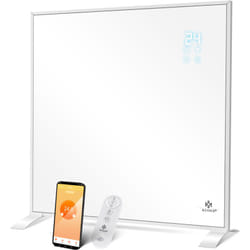 Kesser - Riscaldatore a infrarossi Riscaldatore elettrico a risparmio energetico a infrarossi da pavimento e da parete con termostato telecomandato e