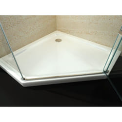 Piatto Doccia Pentagonale 90 x 90 cm e Piletta di Scarico